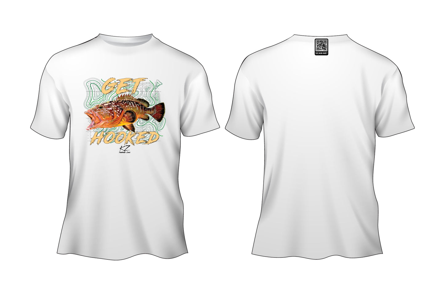 KZ Lures Gildan Short sleeve Grouper T-shirt fishing apparel