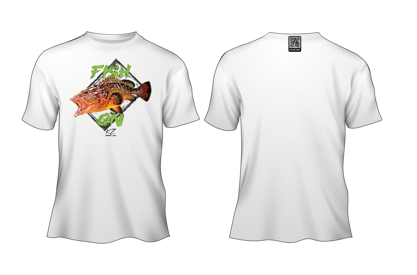 KZ Lures Gildan Short sleeve Grouper T-shirt fishing apparel