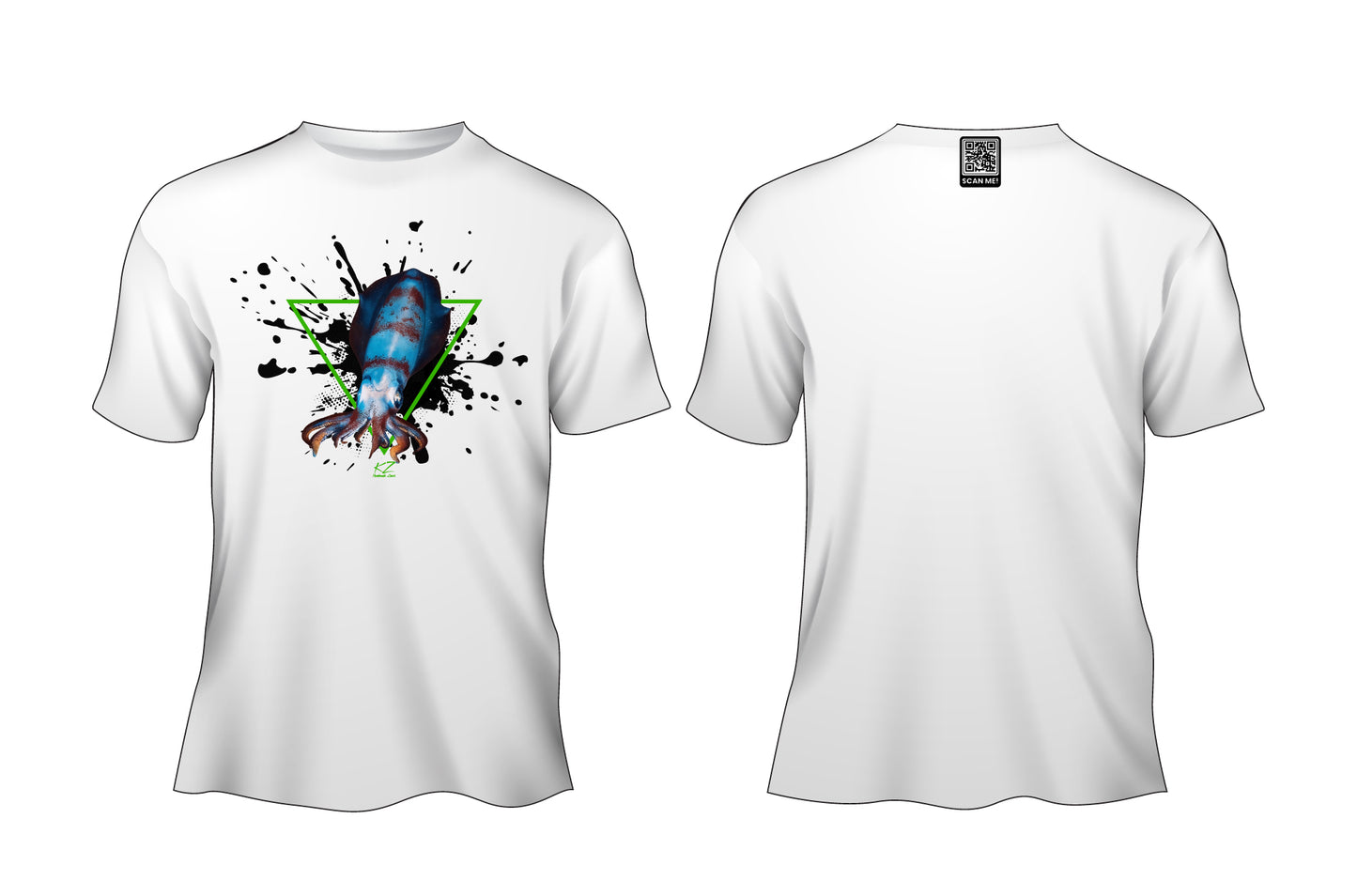 KZ Lures Gildan Short sleeve Eging T-shirt squid fishing apparel