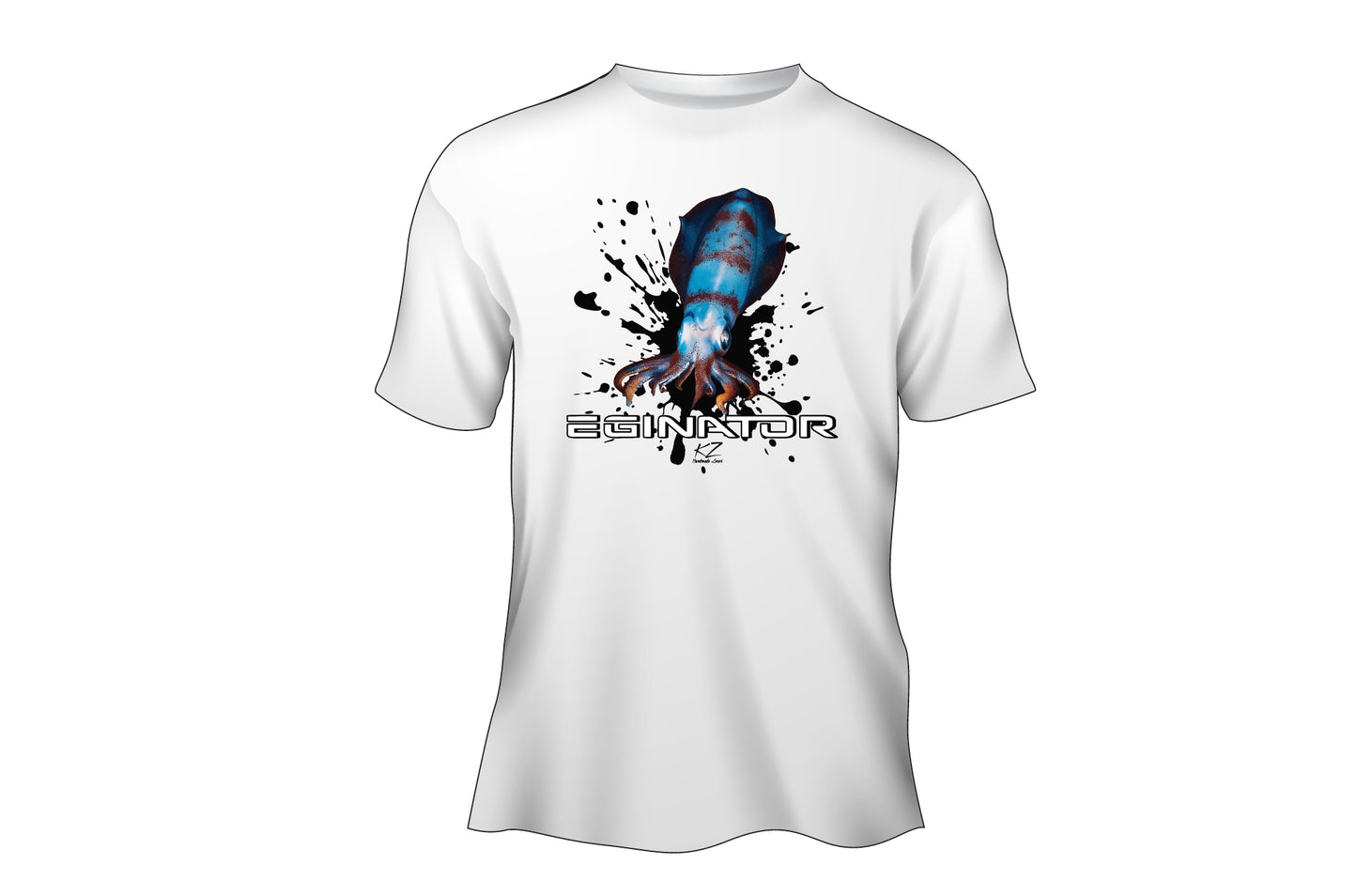 KZ Lures Gildan Short sleeve Squid T-shirt eging fishing apparel