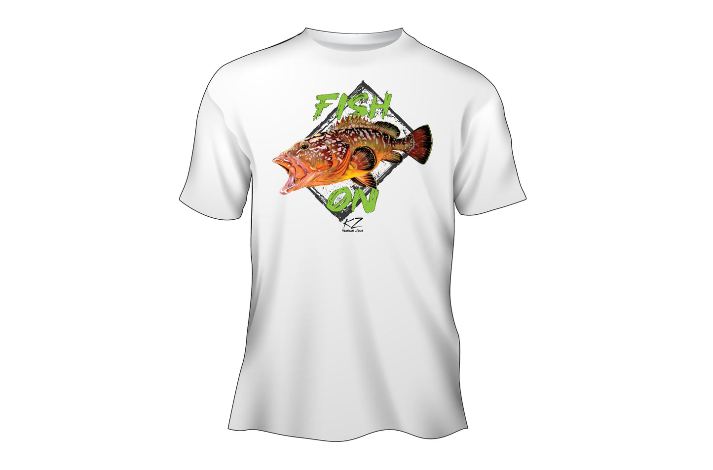 KZ Lures Gildan Short sleeve Grouper T-shirt fishing apparel