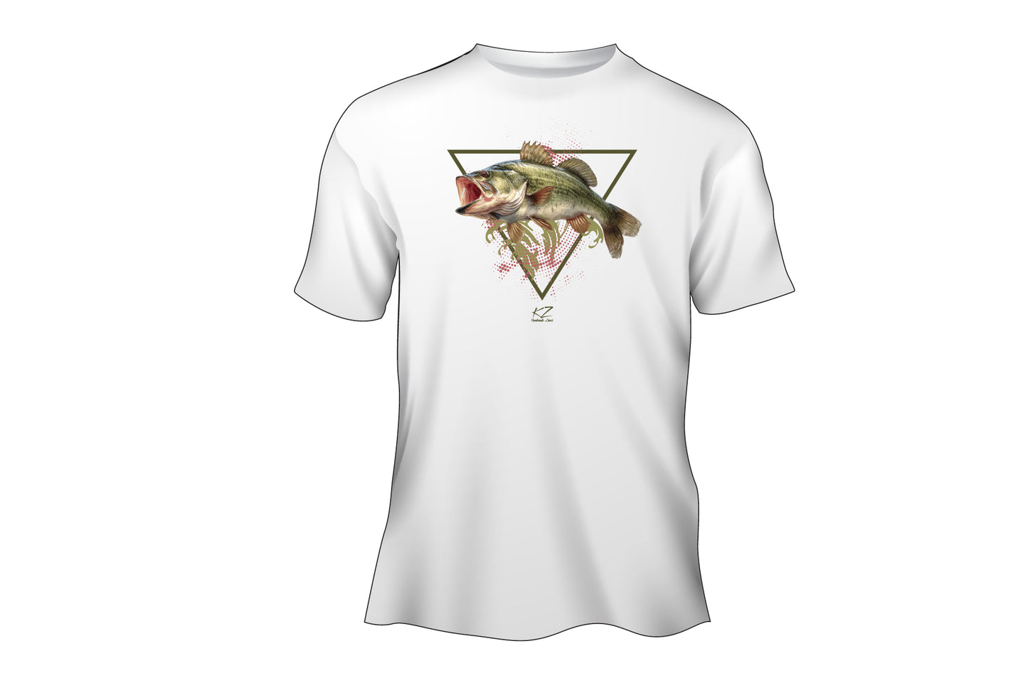 KZ Lures Gildan Short sleeve LargeMouth Bass T-shirt fishing apparel