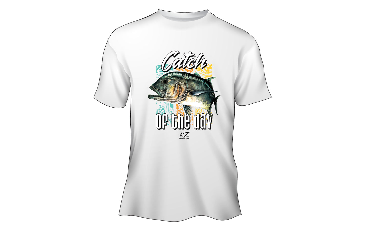 KZ Lures Gildan Short sleeve Giant Trevally T-shirt fishing apparel