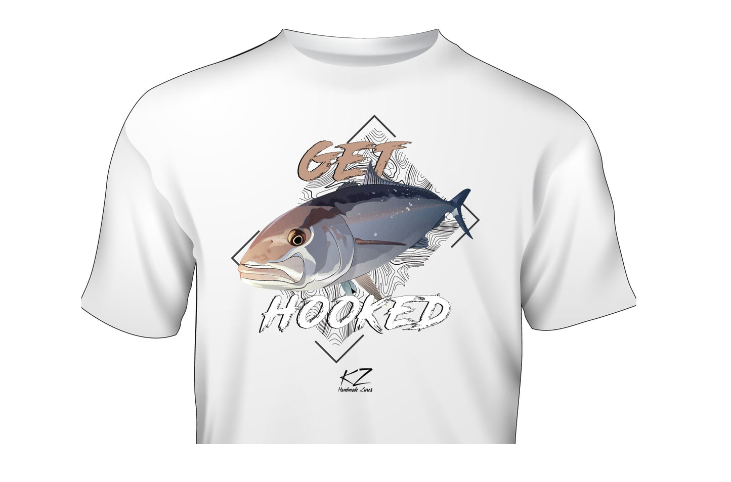 KZ Lures Gildan Short sleeve Amberjack T-shirt fishing apparel