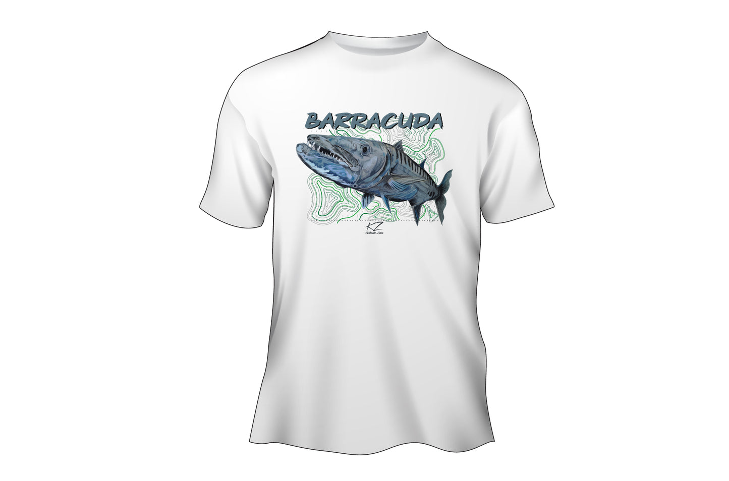 KZ Lures Gildan Short sleeve Barracuda T-shirt fishing apparel
