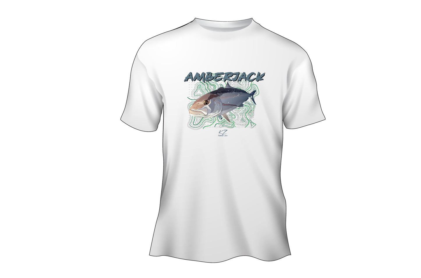 KZ Lures Gildan Short sleeve Amberjack T-shirt fishing apparel