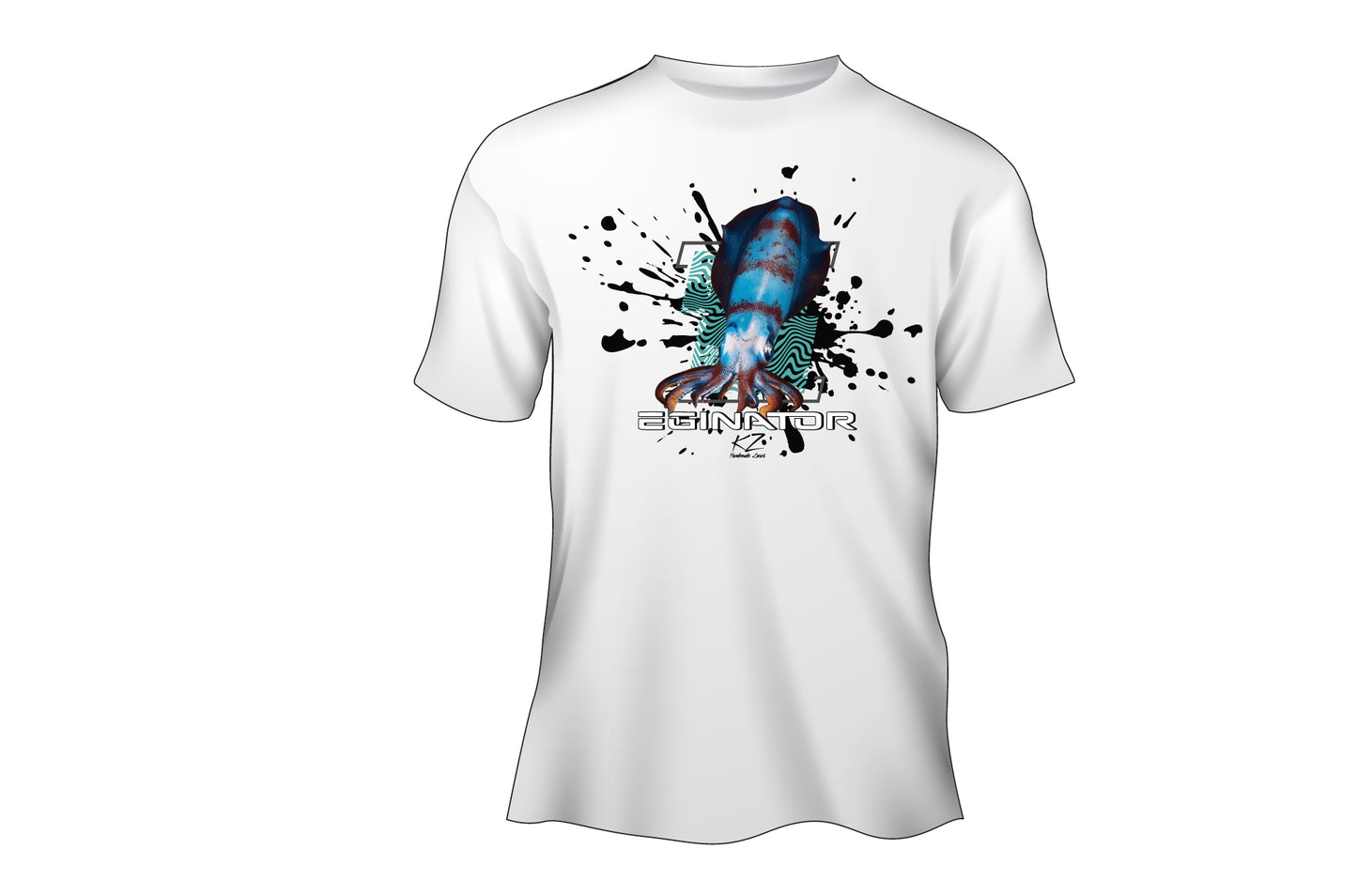 KZ Lures Gildan Short sleeve Squid T-shirt eging fishing apparel