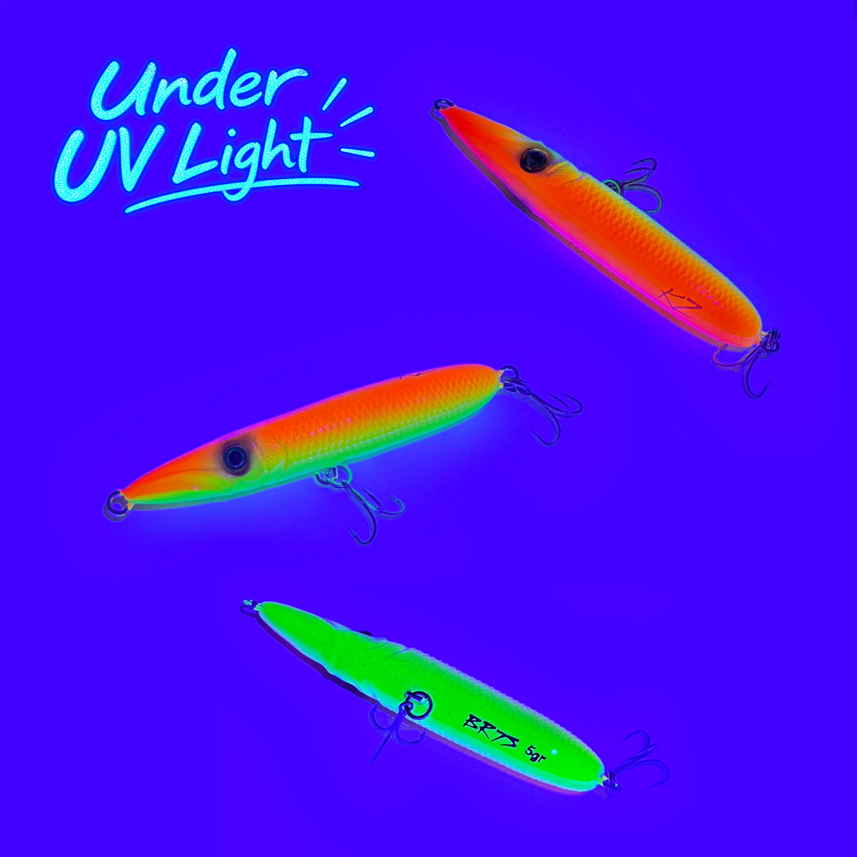 KZ BR 75 - UV Orange Surface Lure 5gr 7.5cm LRF
