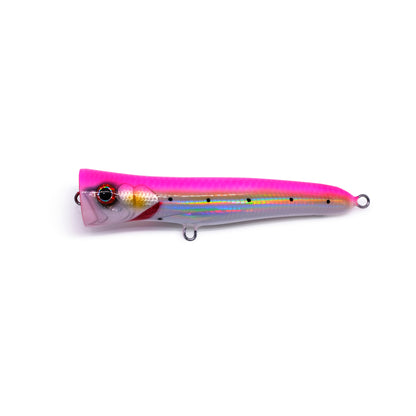 KZ Handmade Lure Pink Popper 50gr 150mm Floating 100% wood