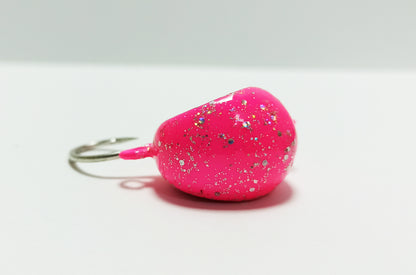 Pink UV Handmade Zoka Ball Jig Head by KZ Lures