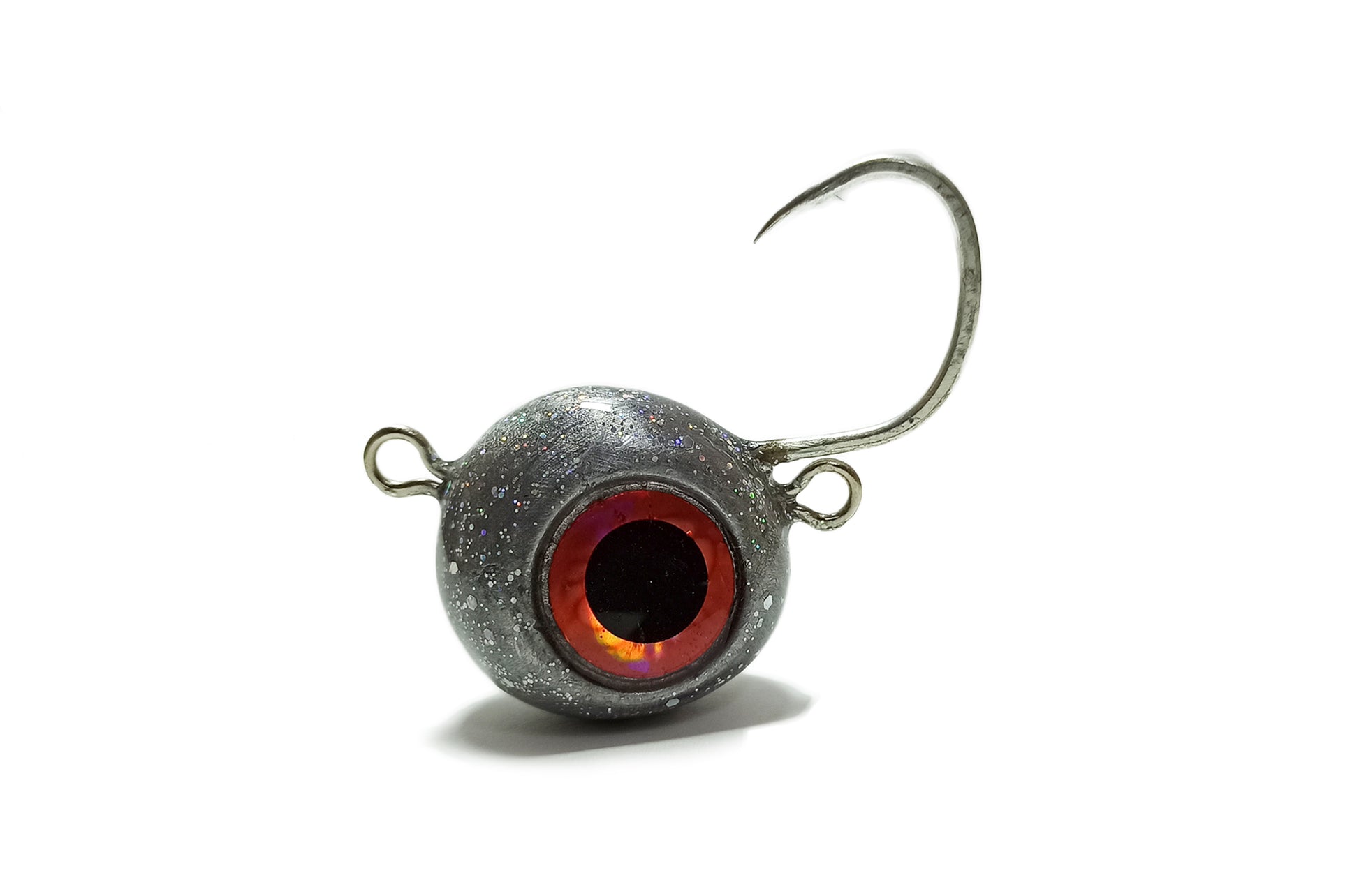 Silver holographic Zoka ball jig head