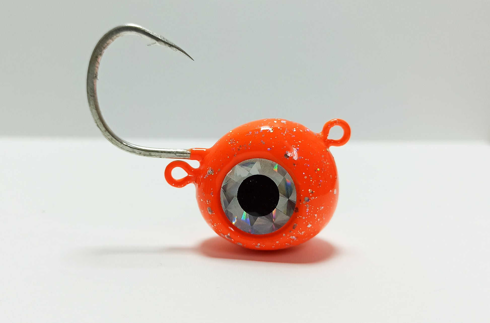 Orange UV Handmade Zoka Ball Jig Head