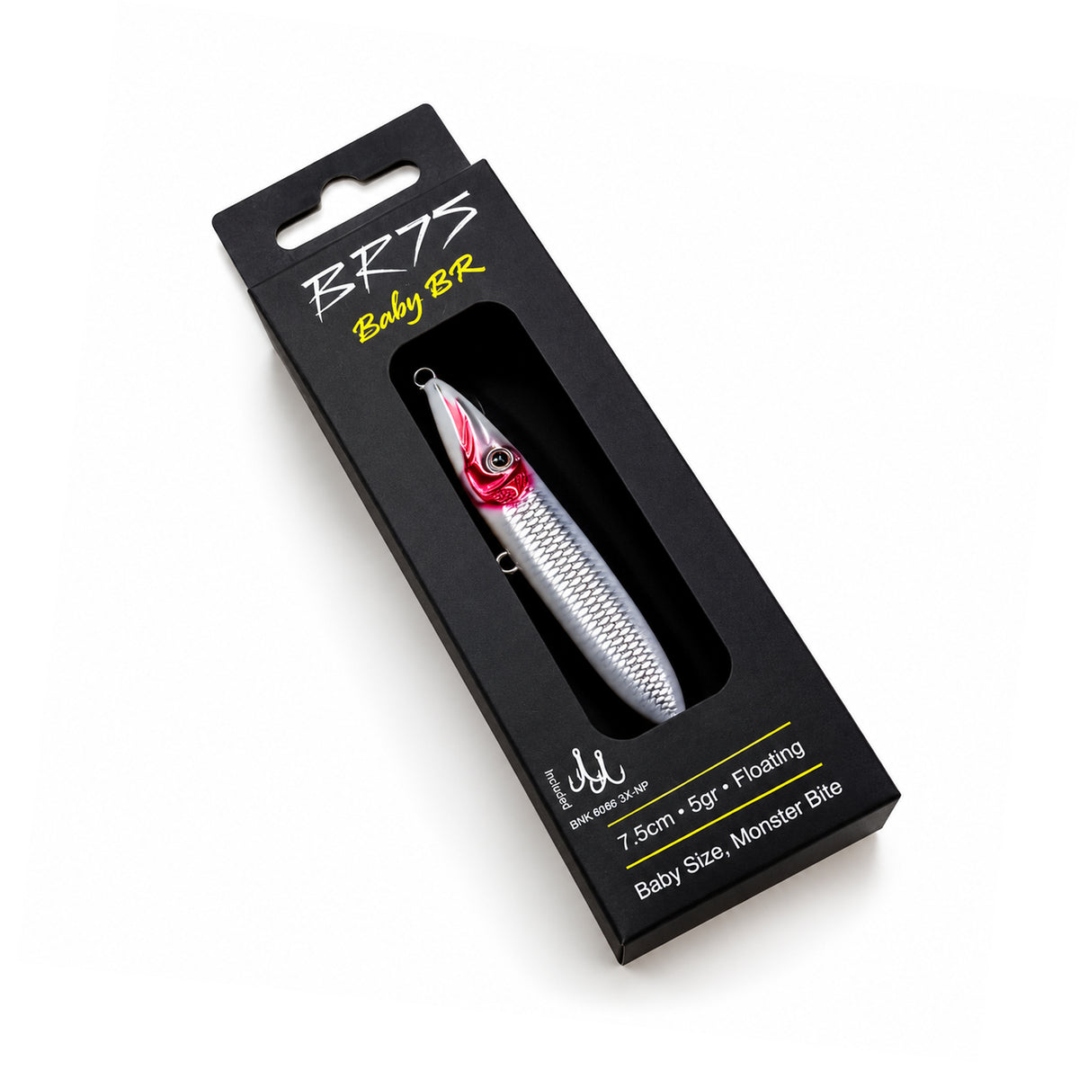 KZ Lures BR75 Red Head Topwater Fishing 5g 7.5cm