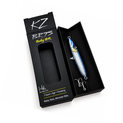 KZ-BR75 Blue Floating Surface Lure 5gr - 7.5cm LRF