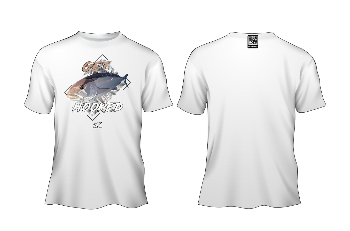 KZ Lures Gildan Short sleeve Amberjack T-shirt fishing apparel