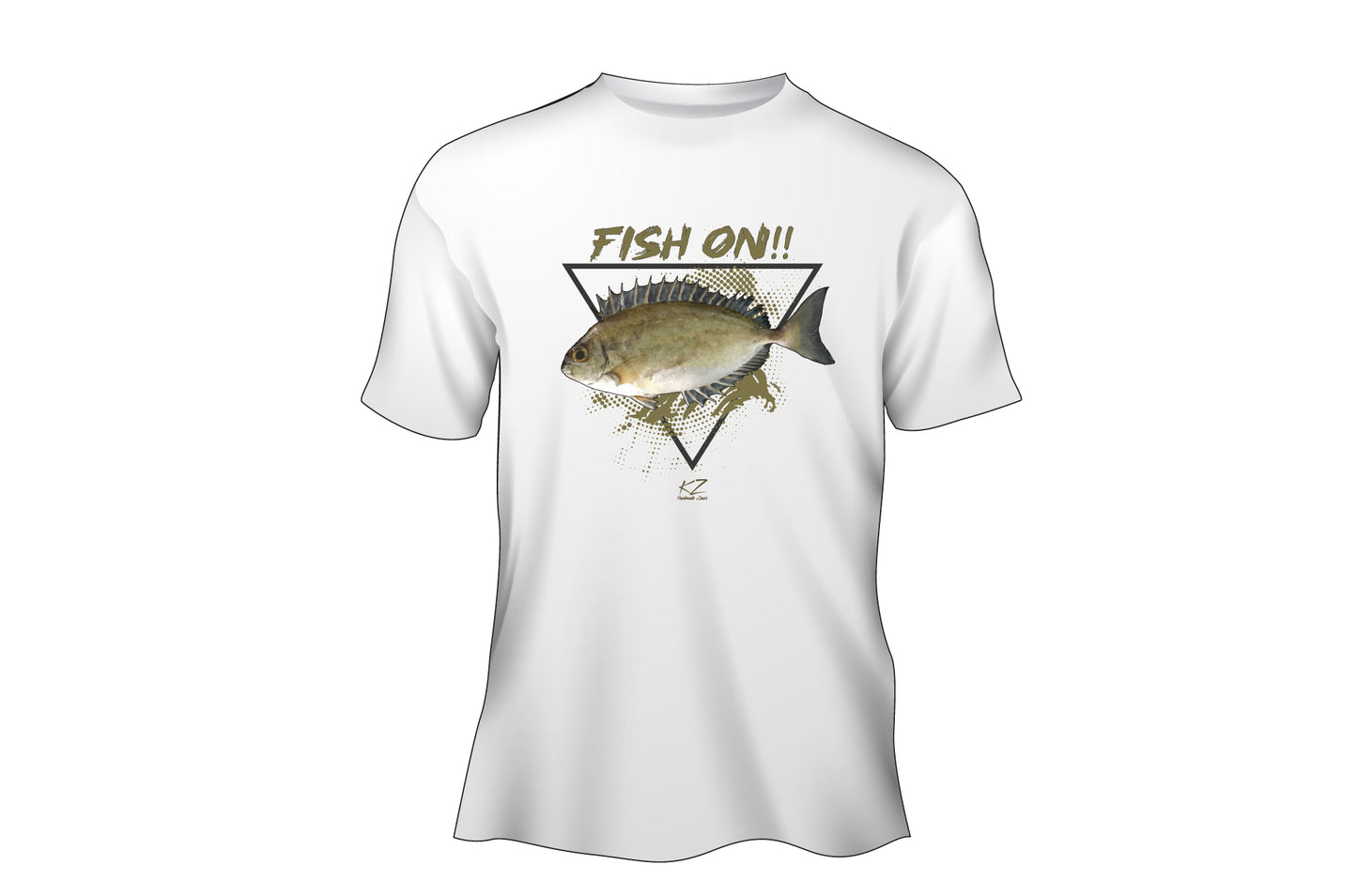KZ Lures Gildan Short sleeve Dusky spinefoot T-shirt fishing apparel