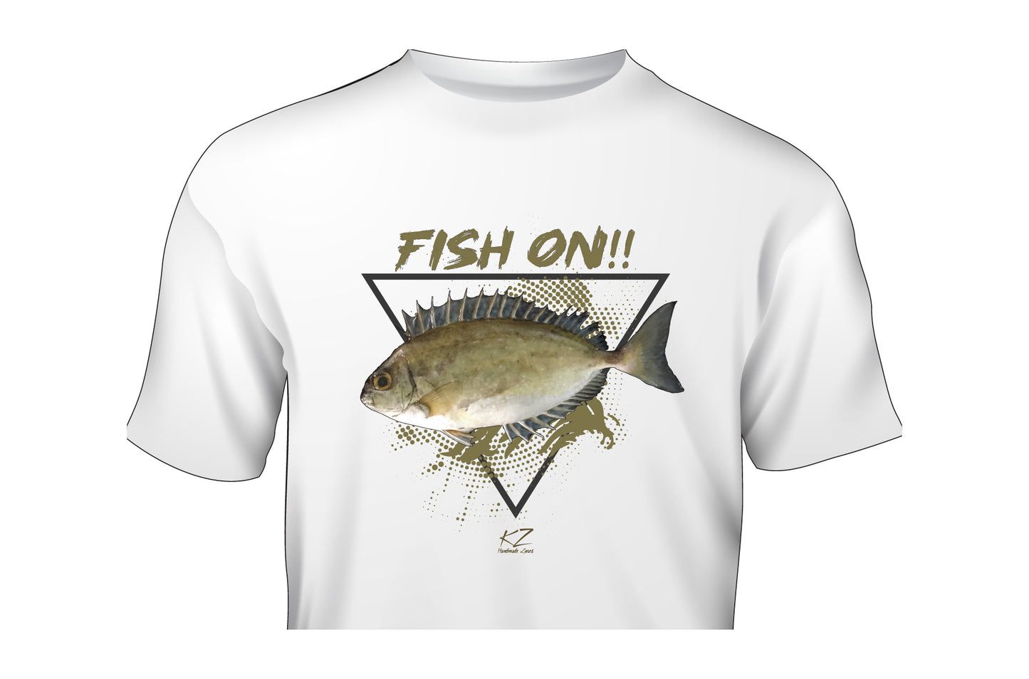 KZ Lures Gildan Short sleeve Dusky spinefoot T-shirt fishing apparel