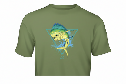 KZ Lures Gildan Kurzarm Mahi-Mahi T-Shirt Angelbekleidung