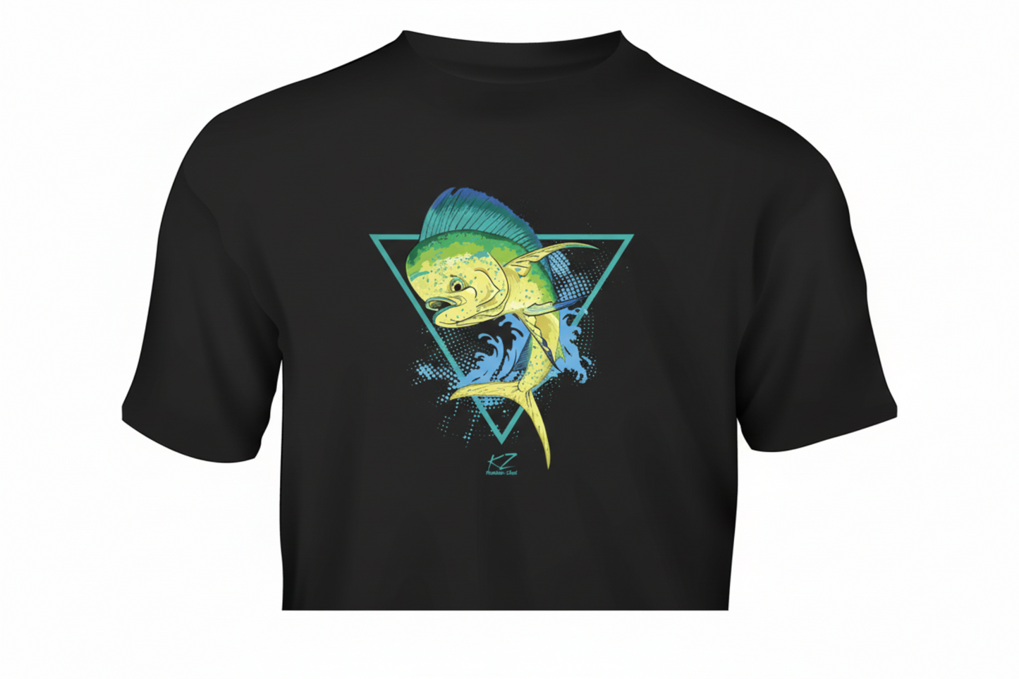KZ Lures Gildan Kurzarm Mahi-Mahi T-Shirt Angelbekleidung