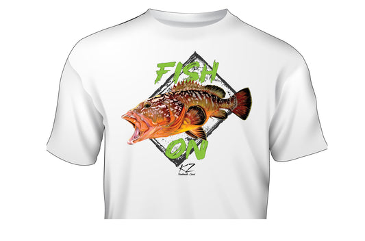KZ Lures Gildan Short sleeve Grouper T-shirt fishing apparel