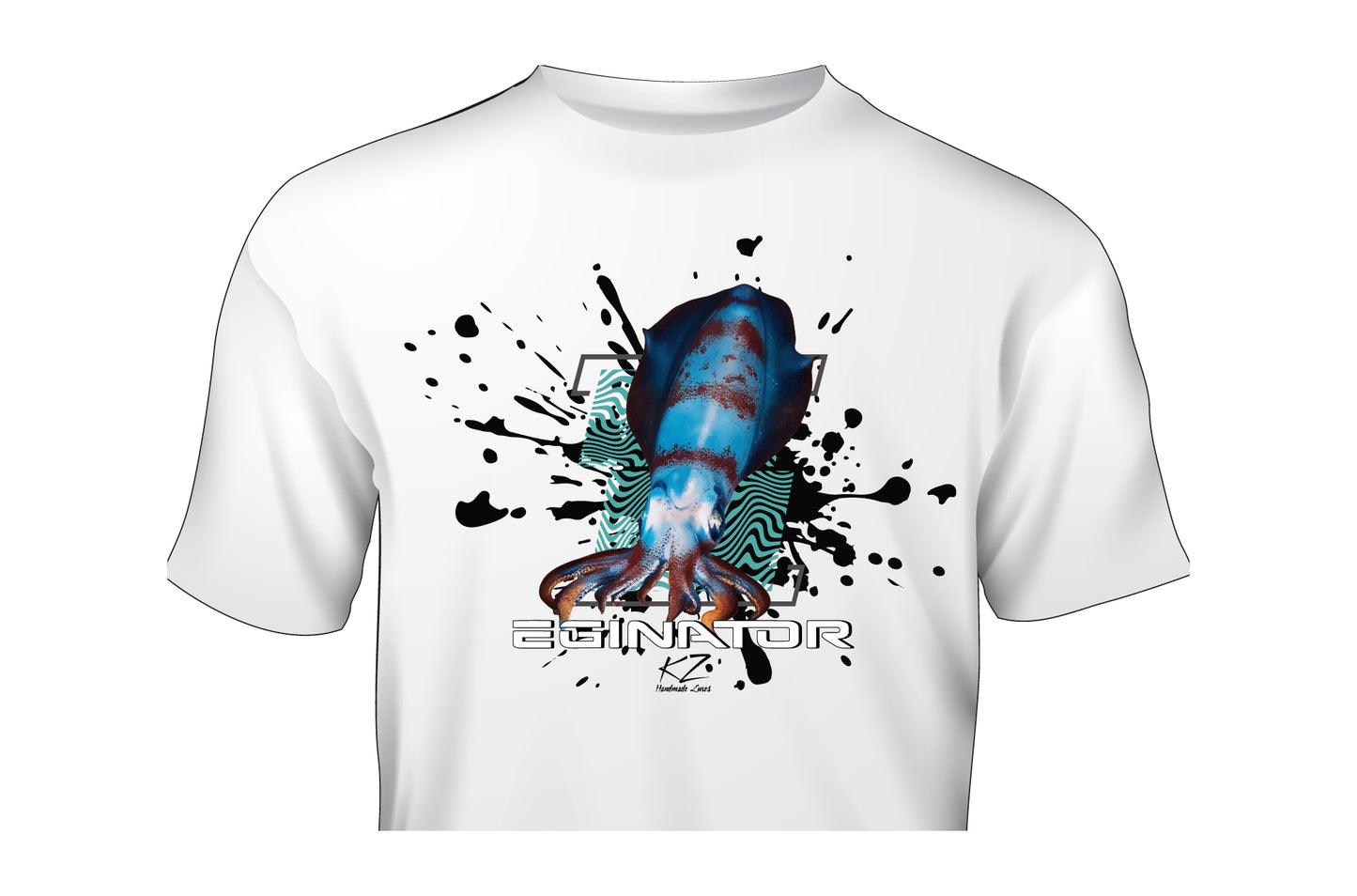 KZ Lures Gildan Short sleeve Squid T-shirt eging fishing apparel