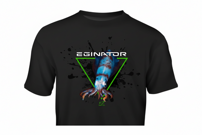 T-shirt calamar à manches courtes Gildan KZ Lures Vêtements de pêche Eging