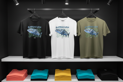 T-shirt Barracuda à manches courtes Gildan KZ Lures, vêtements de pêche