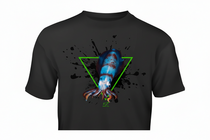 T-shirt KZ Lures Gildan manches courtes Eging pour la pêche au calamar