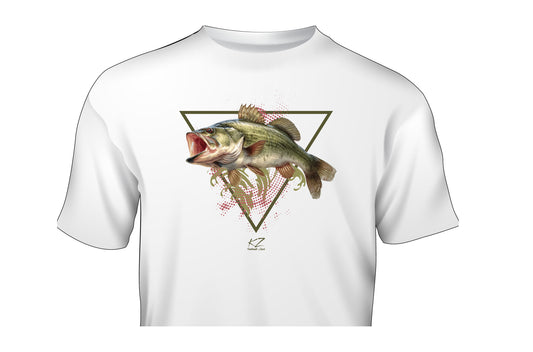 KZ Lures Gildan Short sleeve LargeMouth Bass T-shirt fishing apparel