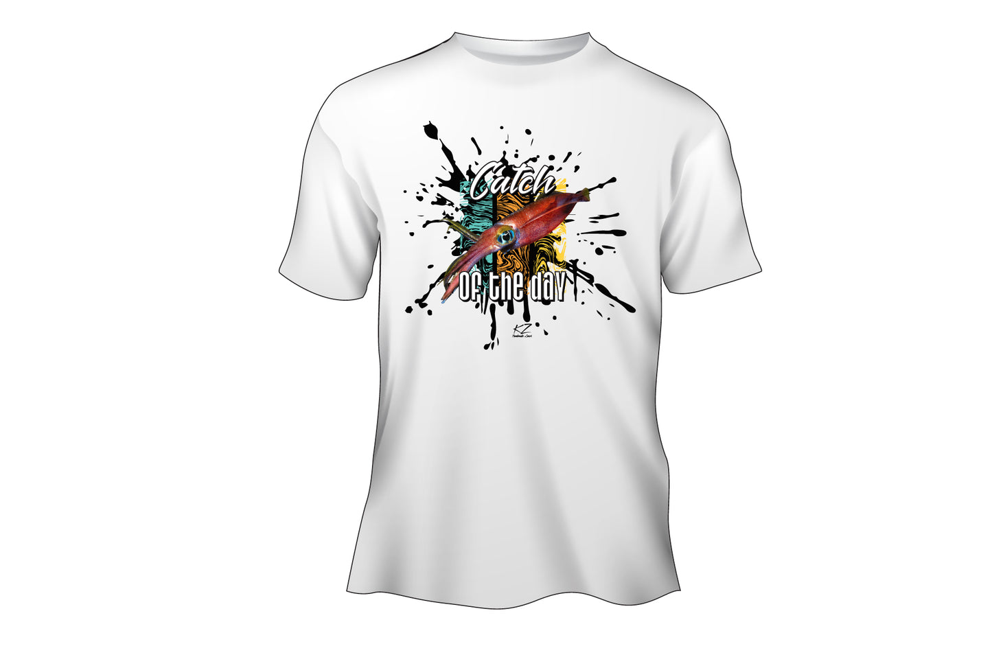 KZ Lures Gildan Short sleeve Squid T-shirt fishing apparel