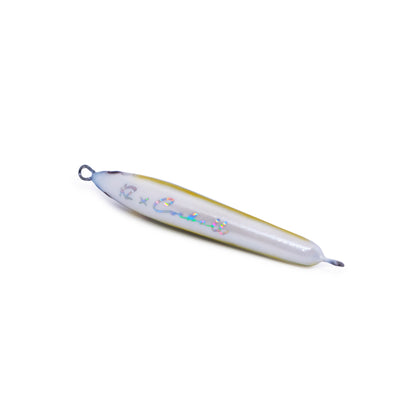 Handmade Stickbait Lure 10gr 95mm white Sinking 100% Wooden KZ x Coeball