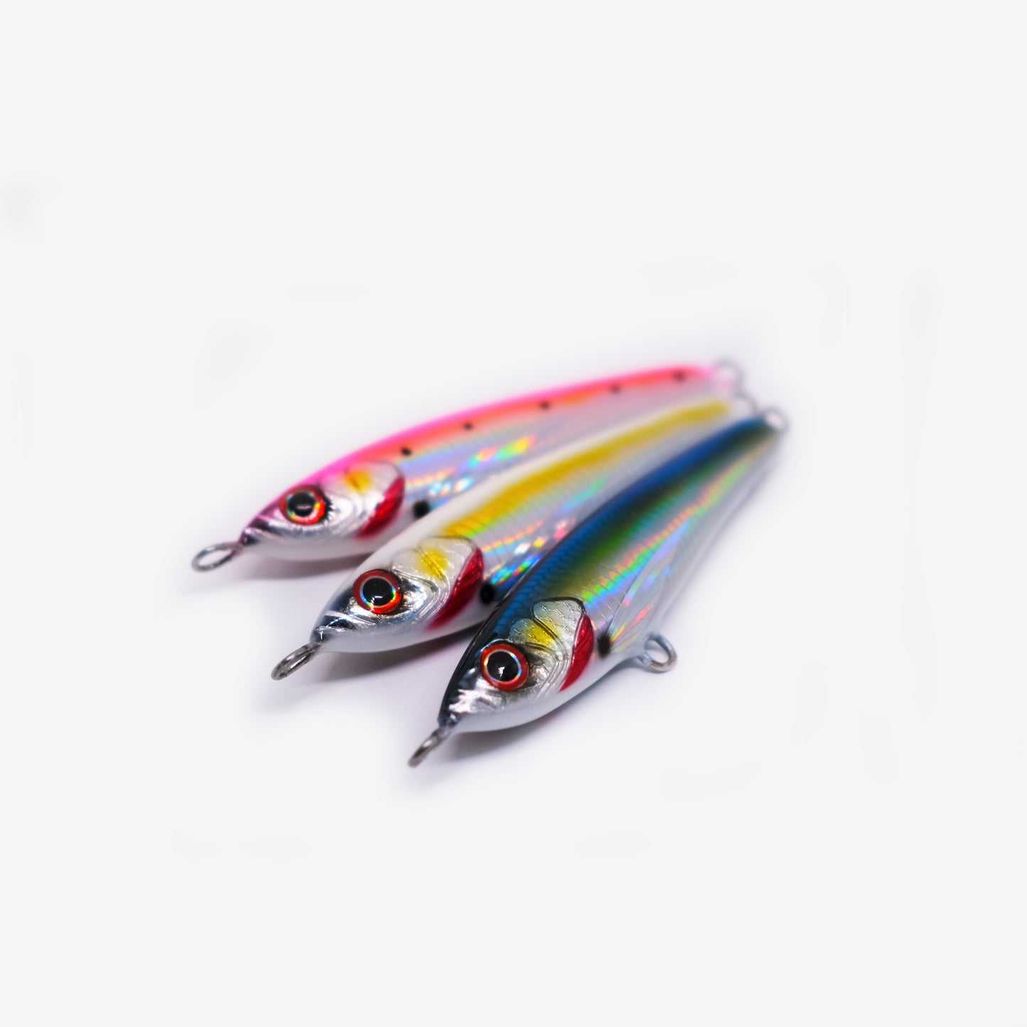 Handmade Stickbait Lure 10gr 95mm white Sinking 100% Wooden KZ x Coeball