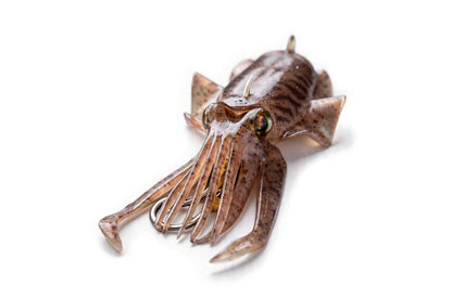 GLOW XIBIA MonsterFishing Handgemachter Tintenfisch-Imitations-Silikonköder zum Tiefseefischen mit dem Boot ECHTE KÖNIGSFARBE GLOW